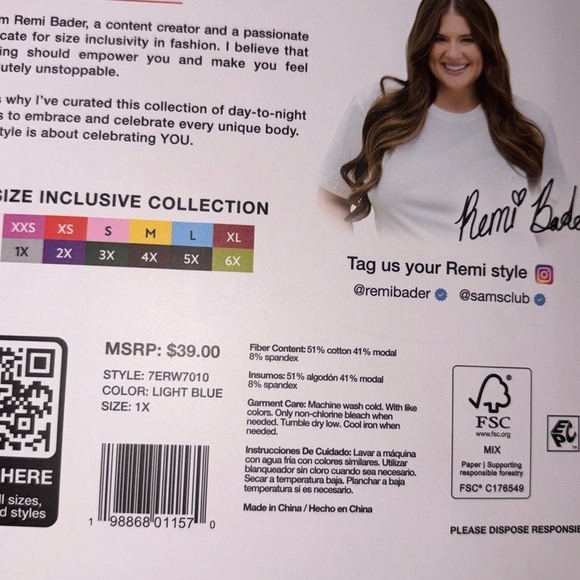 Edited by Remi Bader Women's Baby Tee - Picture 5 of 5